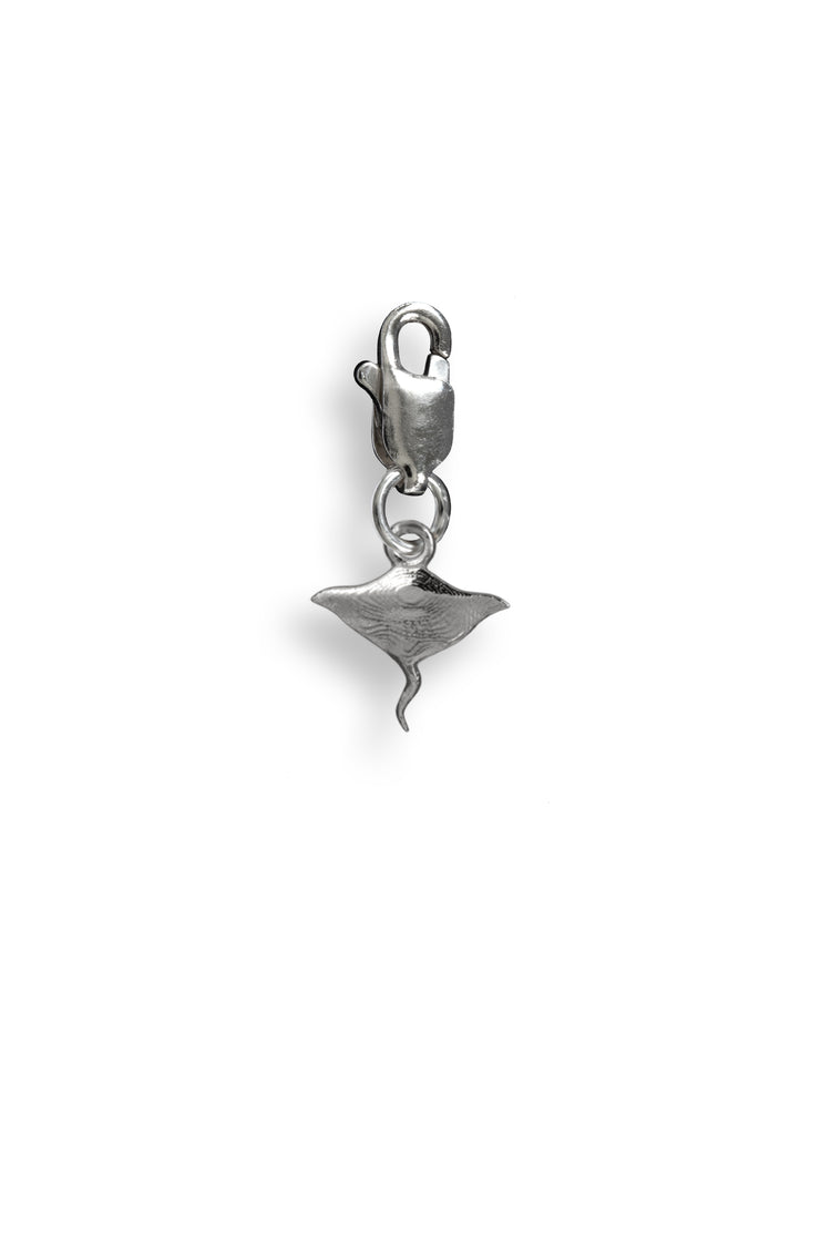TS Solid Silver Charm Rochen