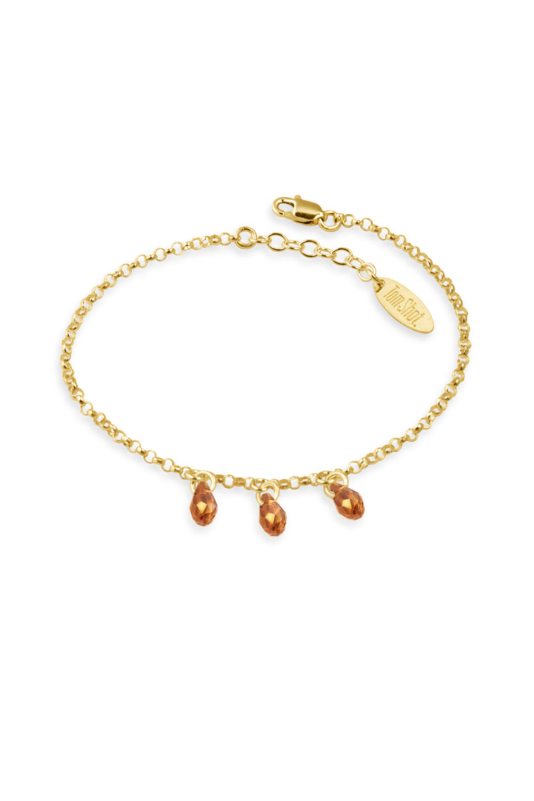 TS Solid Silver Armband 3 Briolette