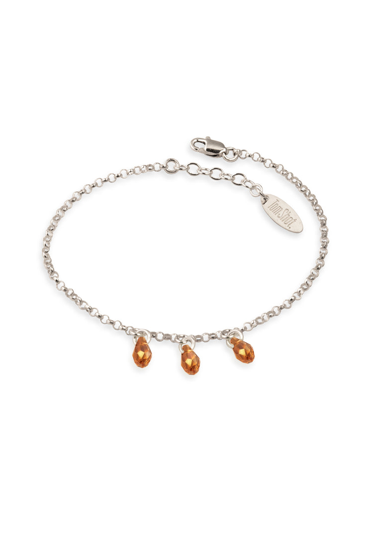 TS Solid Silver Armband 3 Briolette