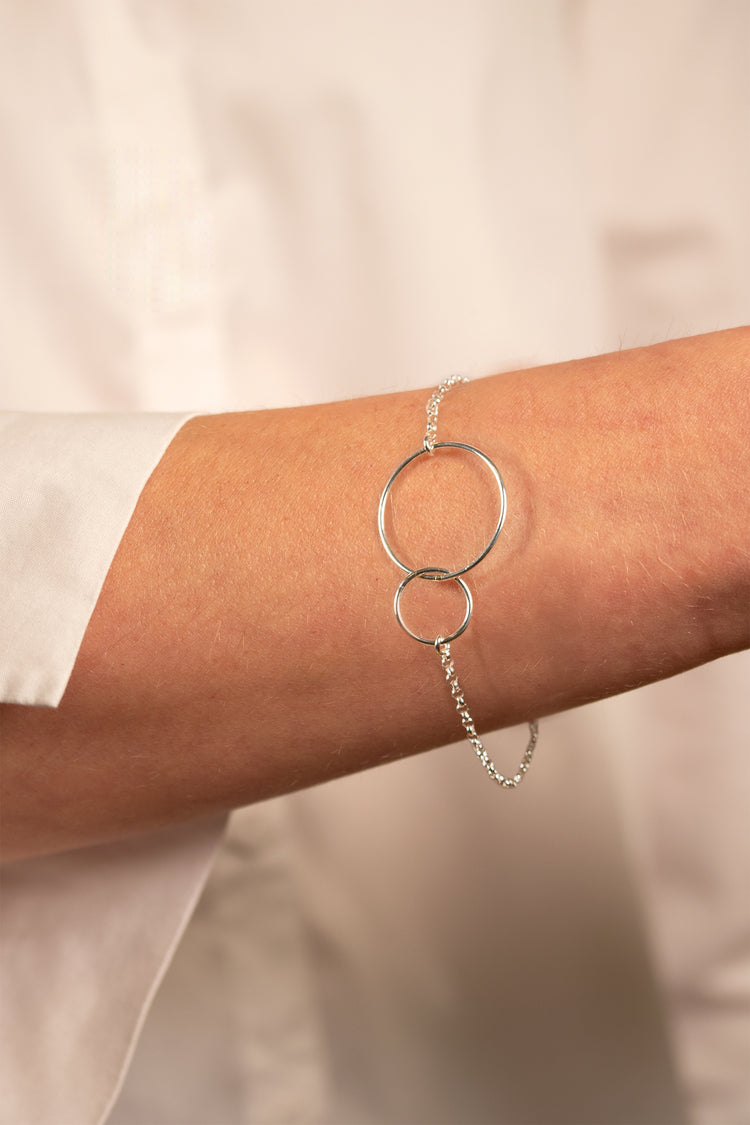 TS Solid Silver Armband Infinity