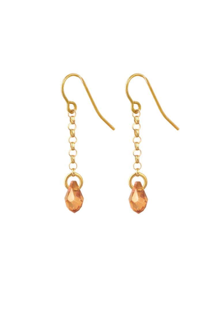 TS Solid Silver Ohrhaken Briolett lang