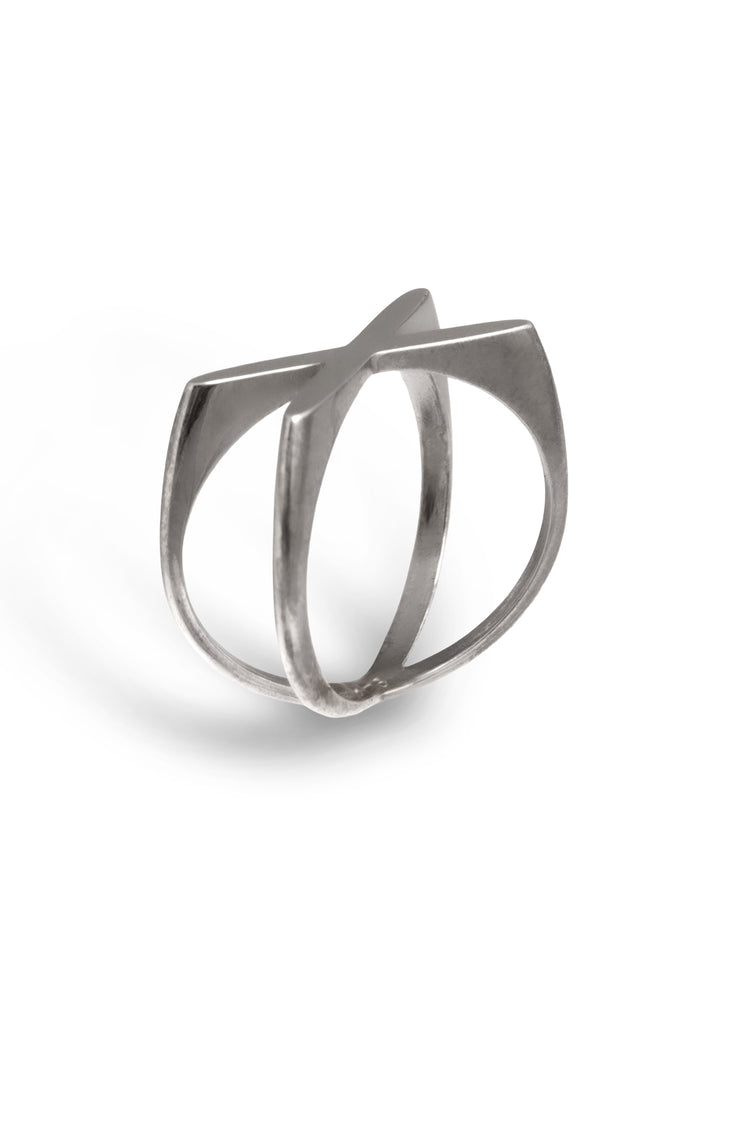 TS Solid Silver X-Ring