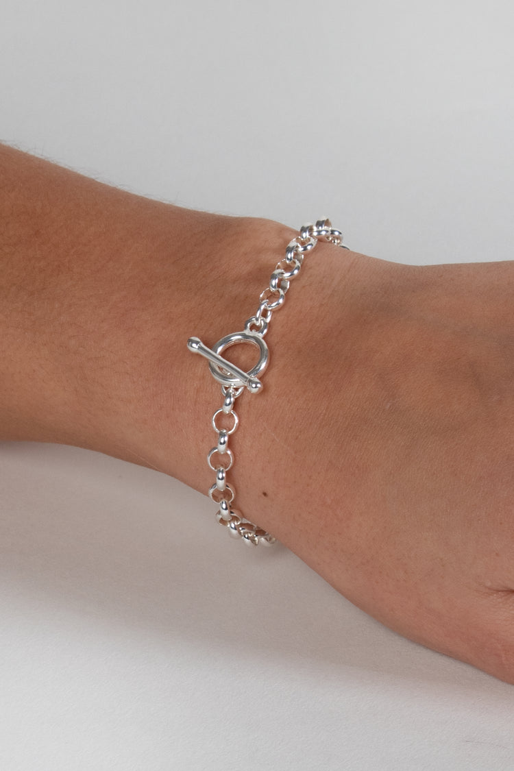 TS Solid Silver Armband Jaseron