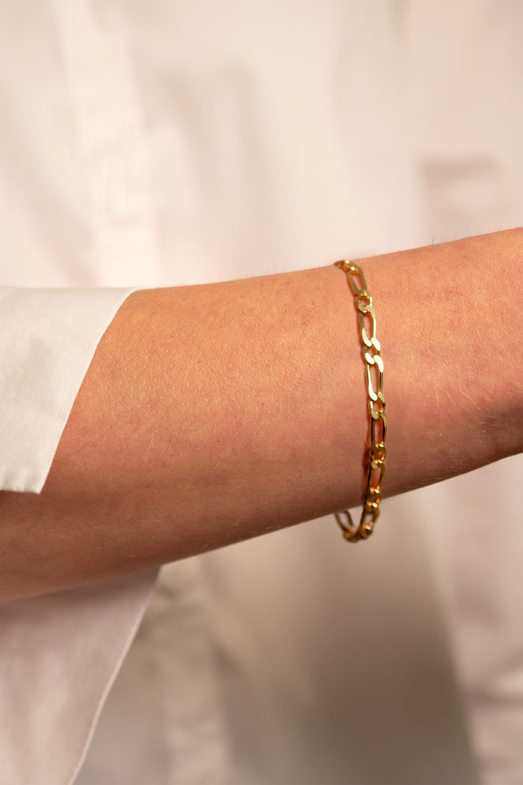 TS Solid Silver Armband Figaropanzer