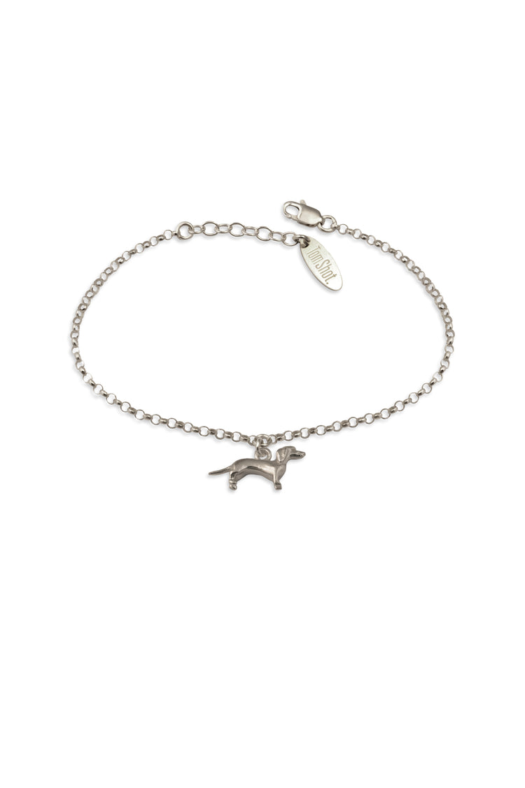 TS Solid Silver Armband Dackel