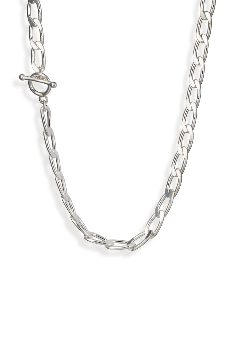 TS Solid Silver Collier 40cm Langpanzer