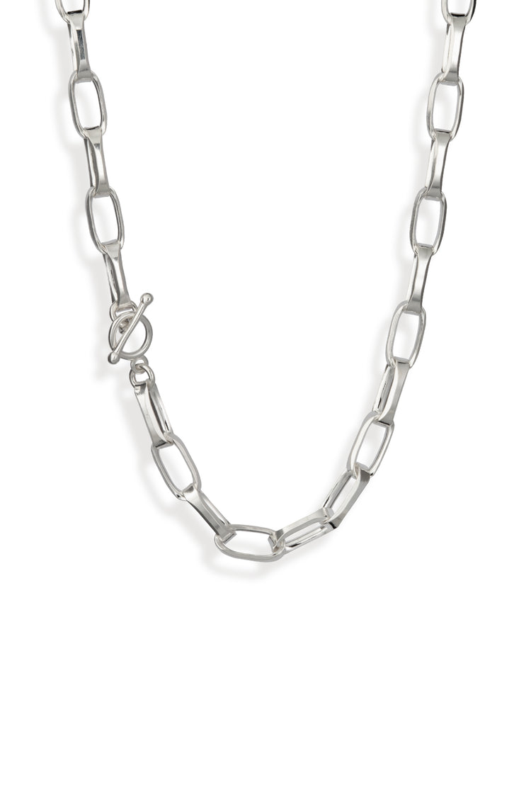 TS Solid Silver Collier 40cm massive Ankerkette