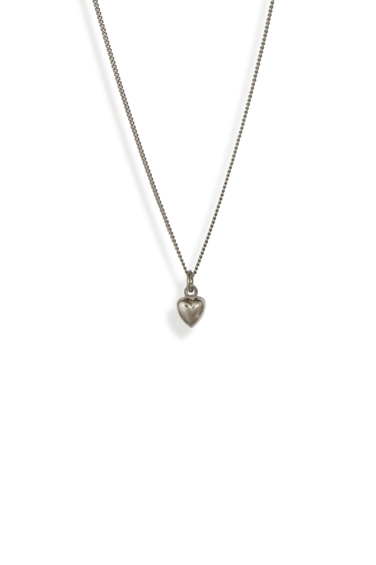 TS Solid Silver Kette Herz