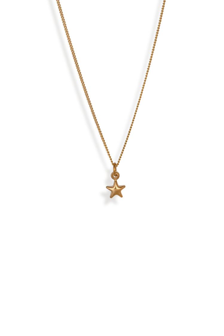 TS Solid Silver Kette Stern