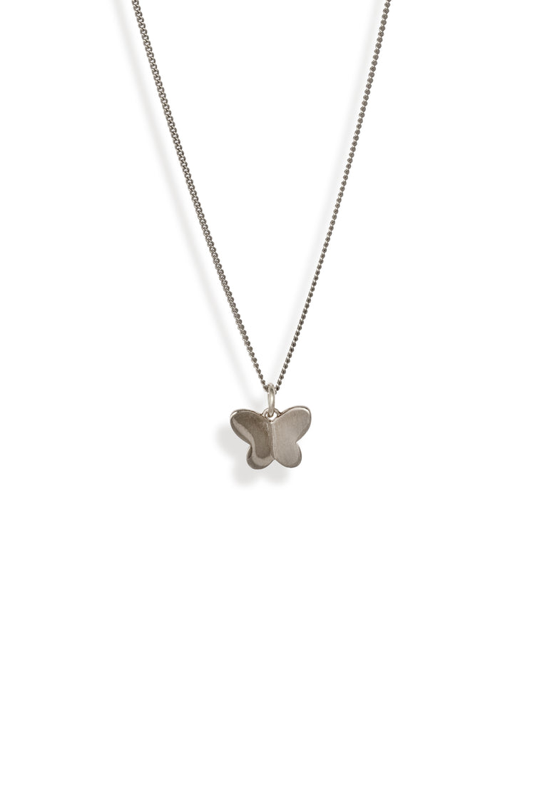 TS Solid Silver Kette Schmetterling
