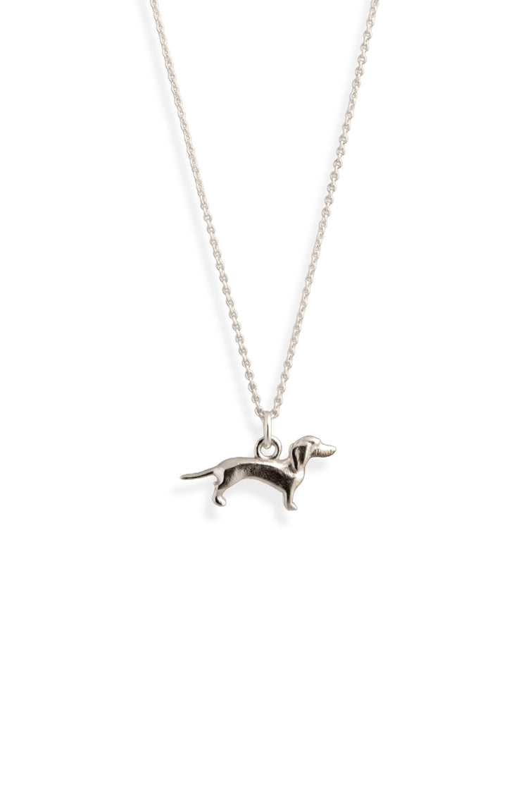 TS Solid Silver Kette Dackel