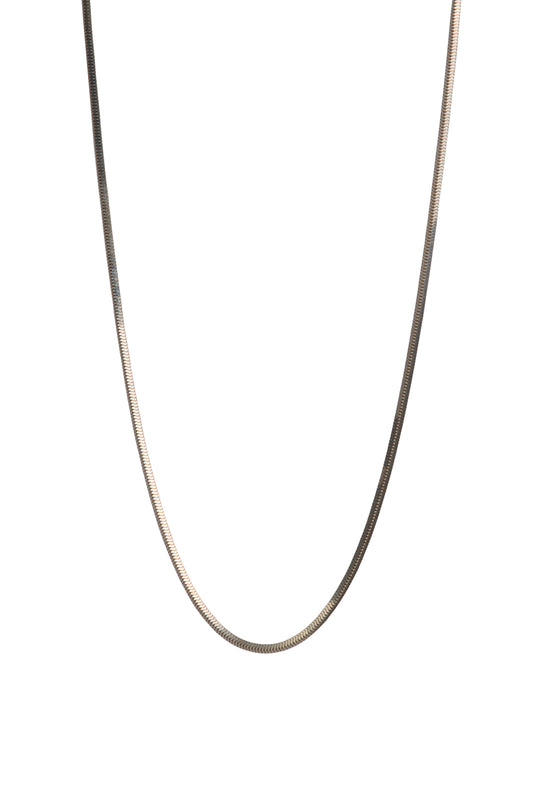 TS Solid Silver Collier 45 cm Vierkantschlange