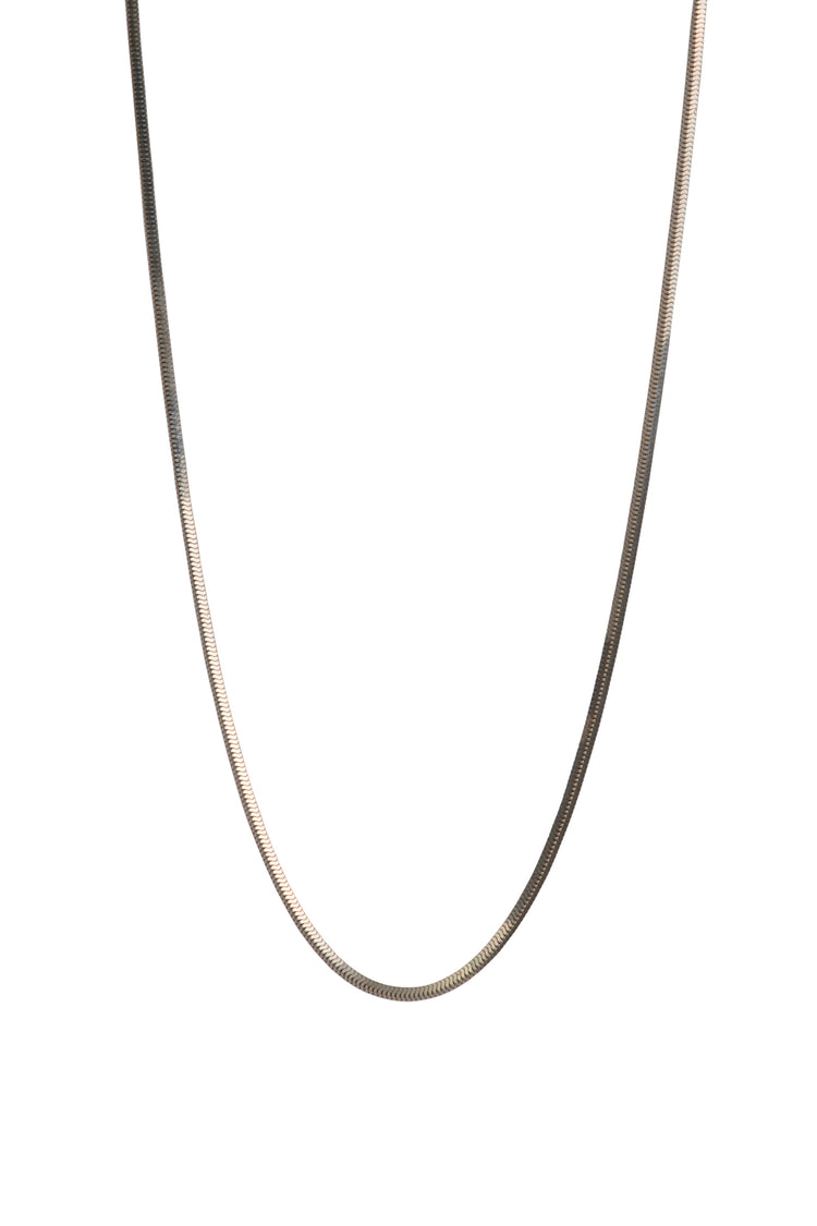 TS Solid Silver Collier 45 cm Vierkantschlange