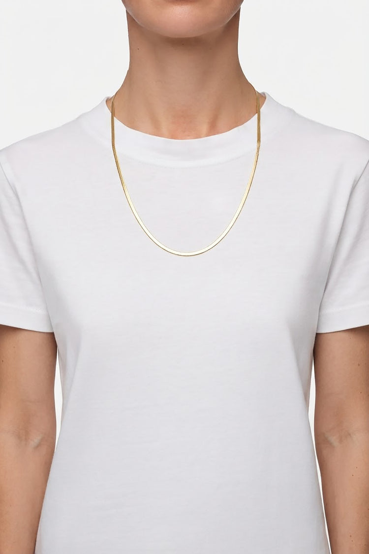 TS Solid Silver Collier 60 cm Vierkantschlange