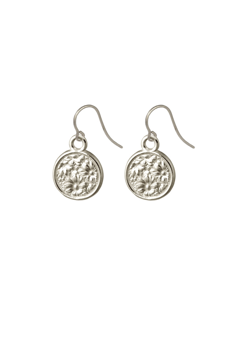 TS Solid Silver Ohrhaken Münze