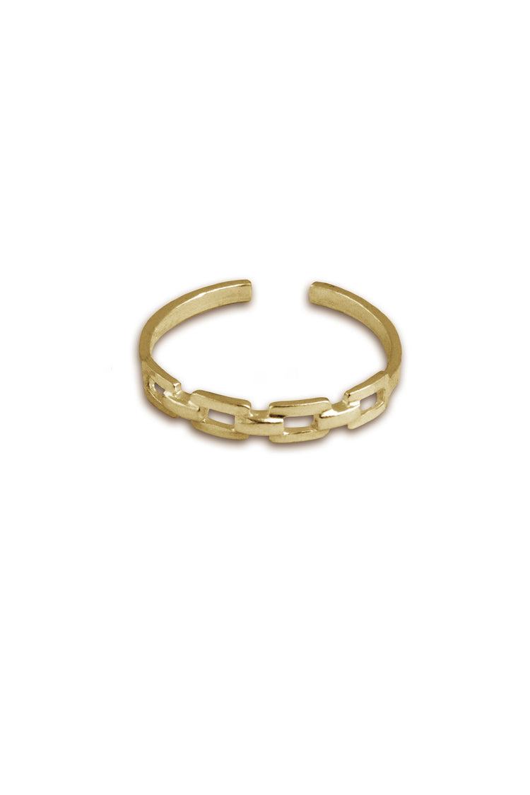 TS Solid Silver zarter Kettenring