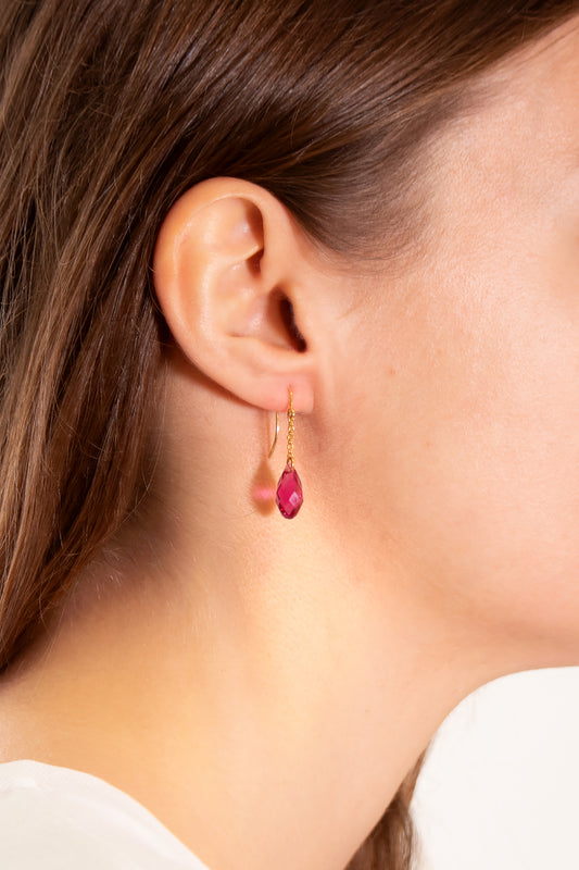 Lucid – Ohrring Kristall mit Kette