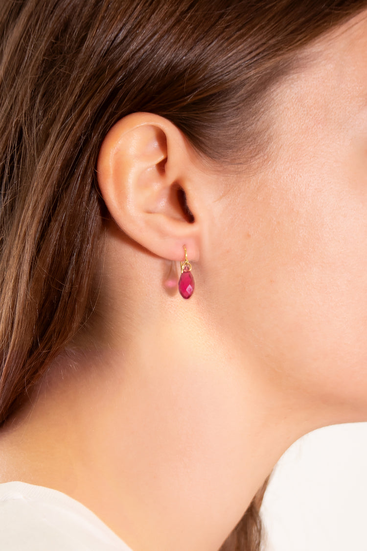 Lucid – Ohrring großer Kristall