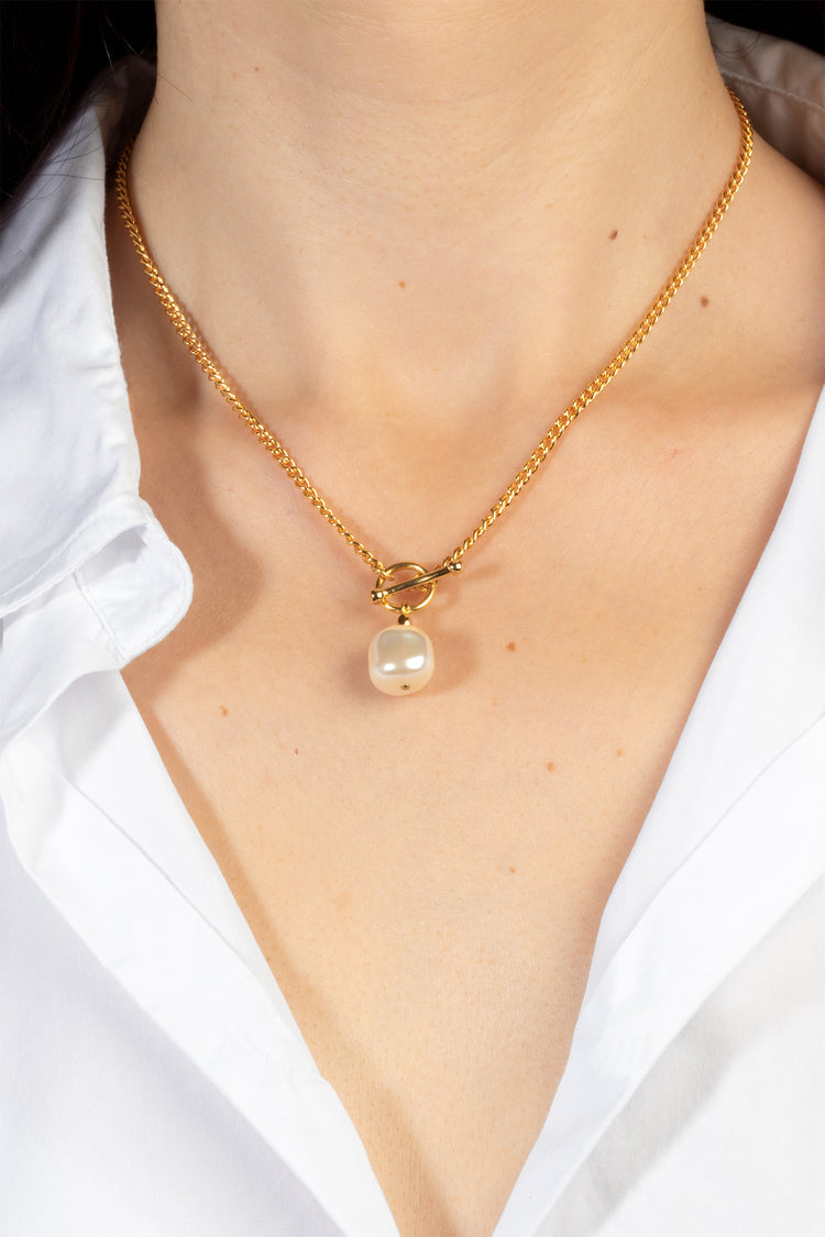 Tahiti - Collier mit großer Perle