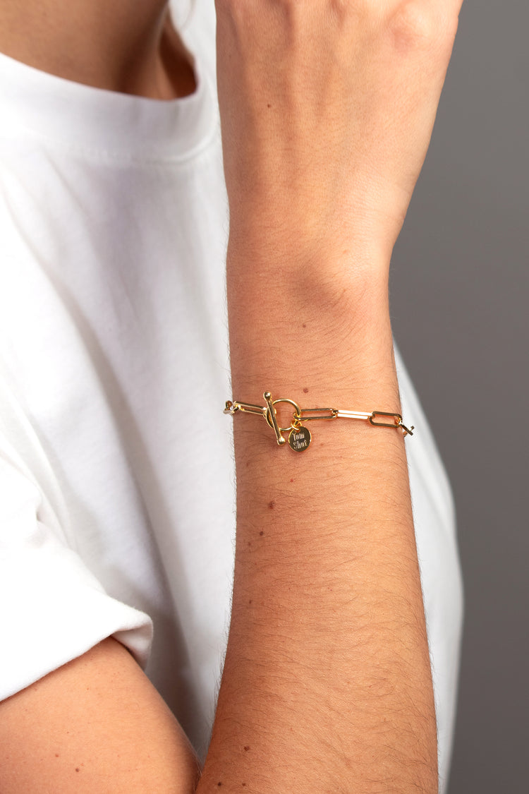 Chunky Armband Langanker Stabverschluß