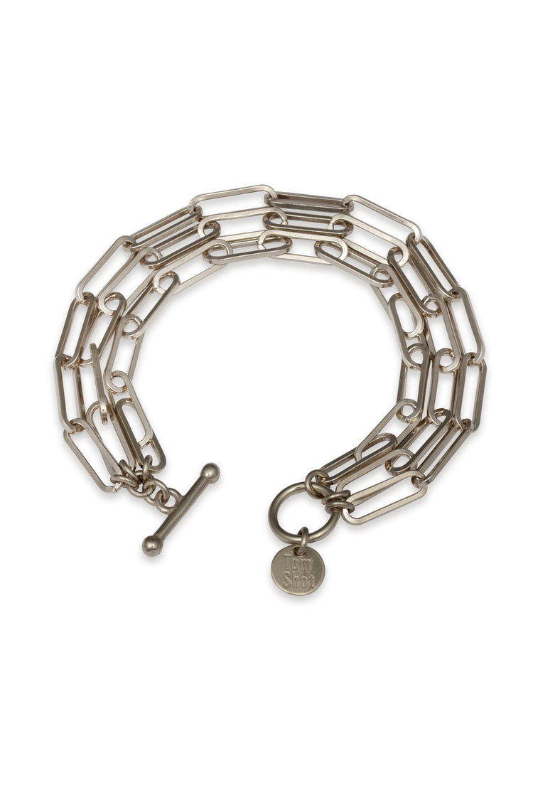Chunky Armband Langanker dreireihig