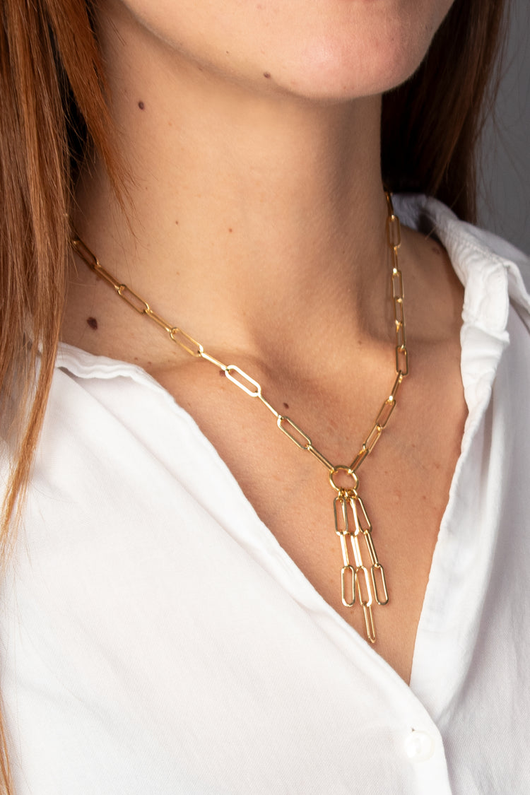 Chunky Collier Langanker Kaskade