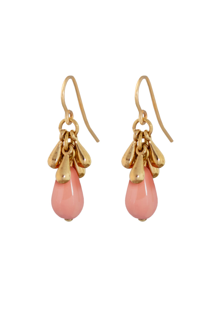 Ganymed Color - Ohrhaken Metalltropfen kurz