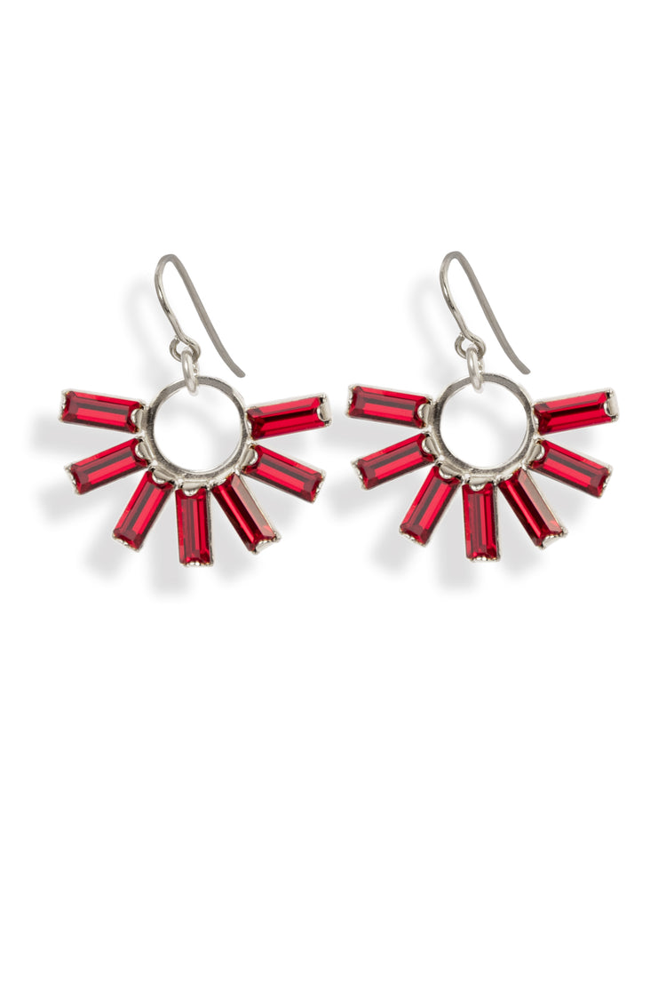 Paris-Ohrhänger Kristallsonne