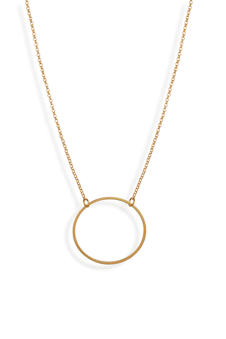 Eternity Kette Ring 28 mm lang