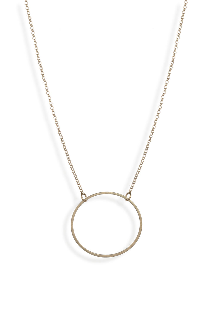 Eternity Kette Ring 28 mm lang