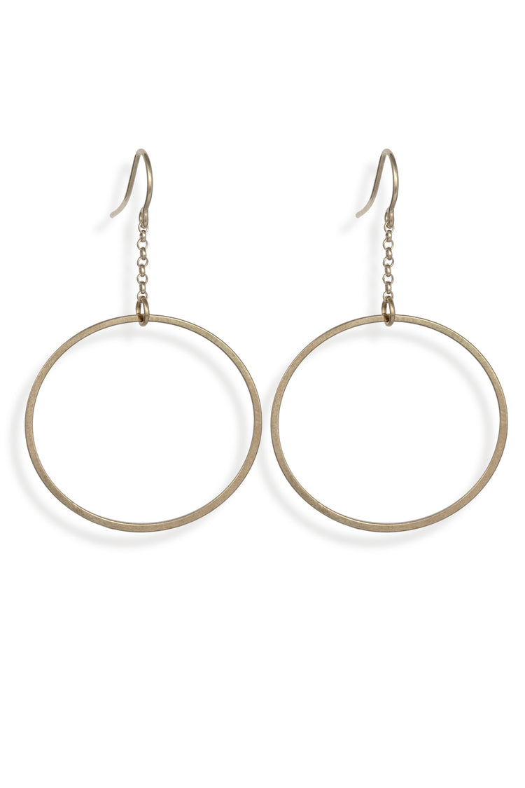 Eternity Ohrring lang Ring 28 mm