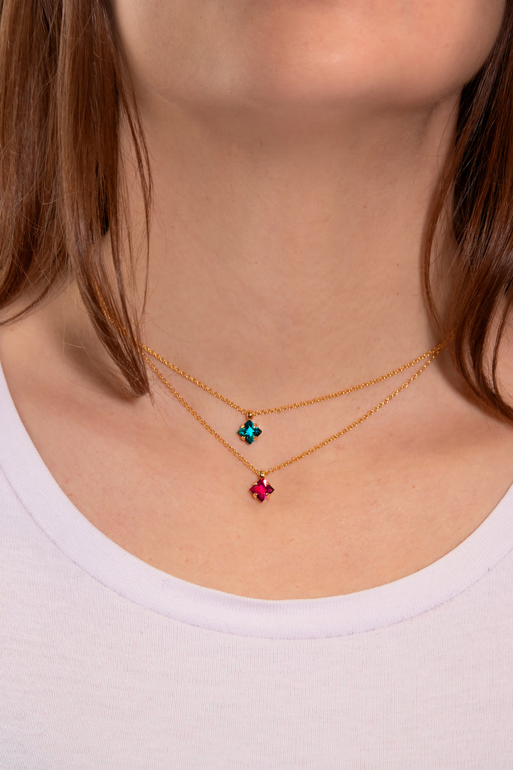 Bling - Kette Strassquadrat