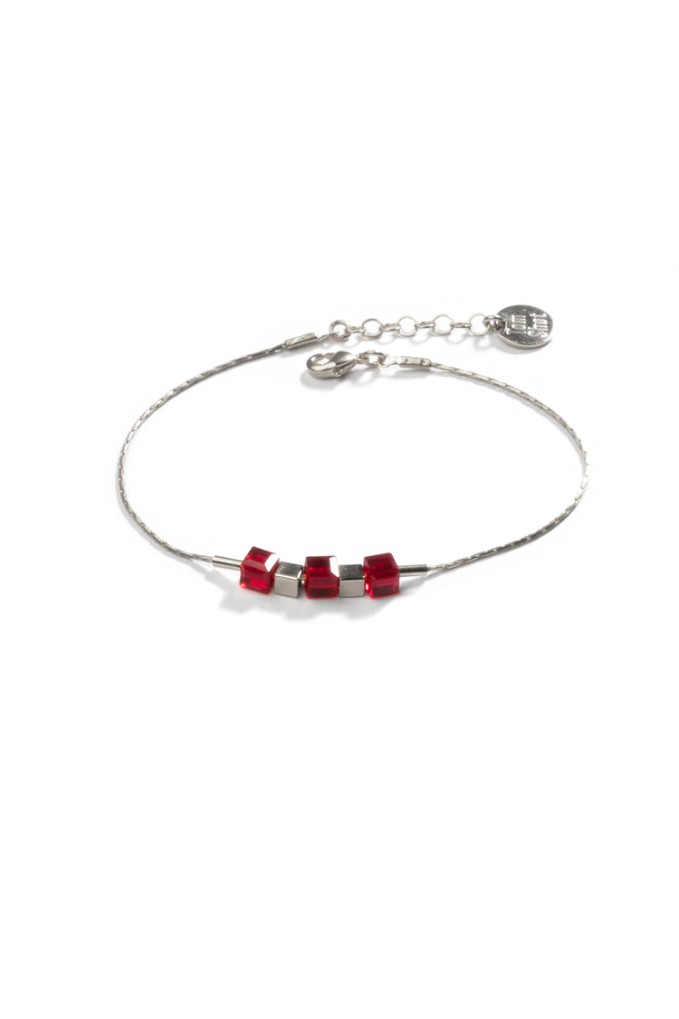 Cube - Armband fünf Würfel