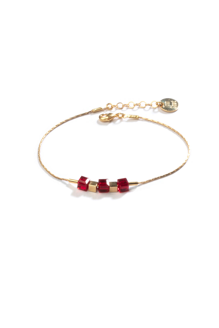 Cube - Armband fünf Würfel