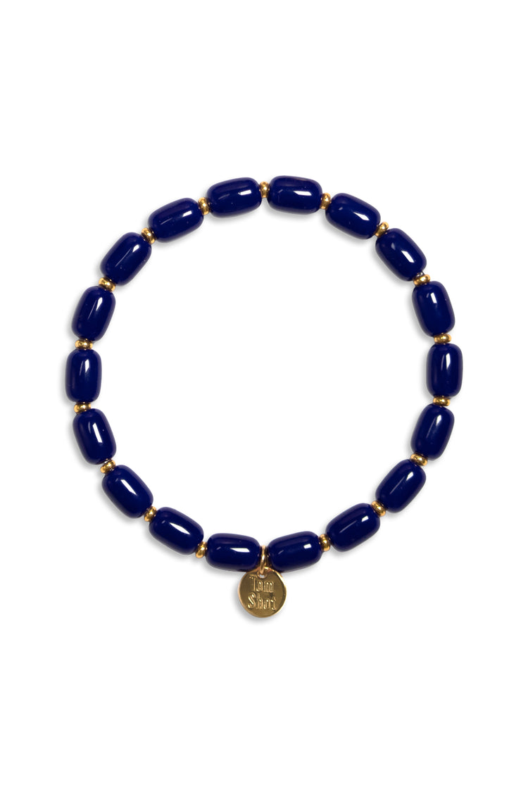 Joy - Armband elastik Barrelperlen