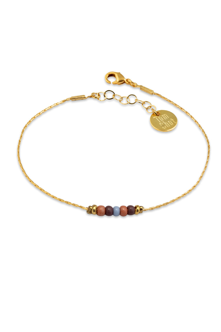 Joy - Armband fünf Rocailleperlen