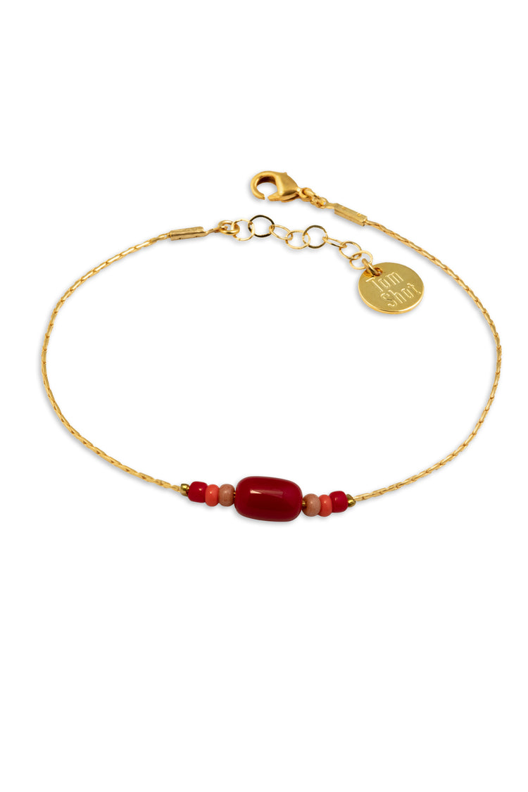 Joy - Armband Rocaille- und Barrelperle