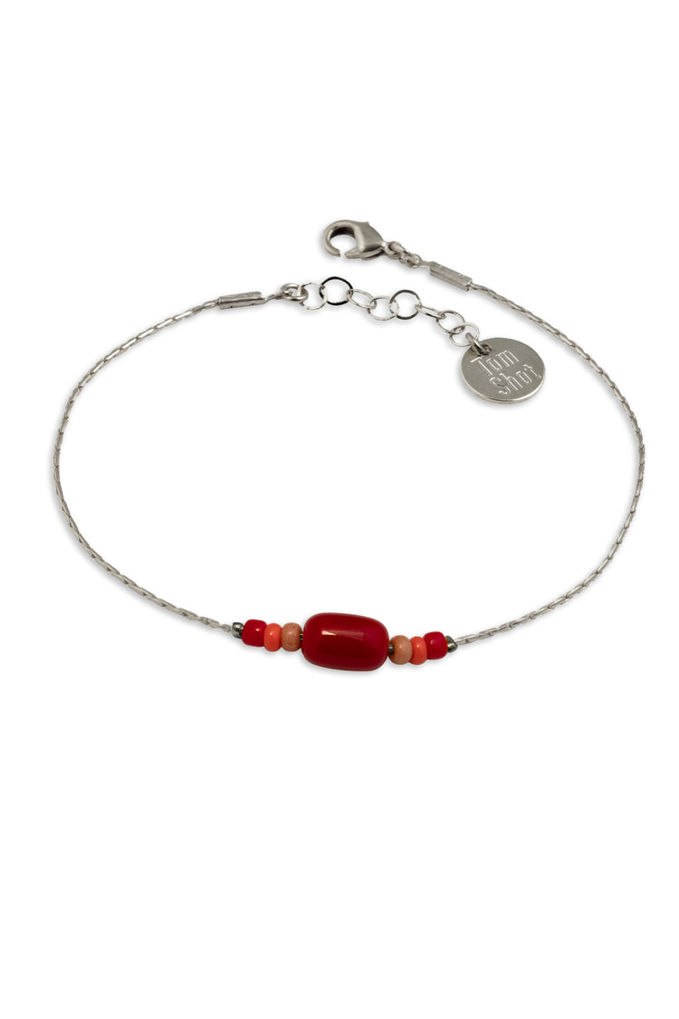 Joy - Armband Rocaille- und Barrelperle