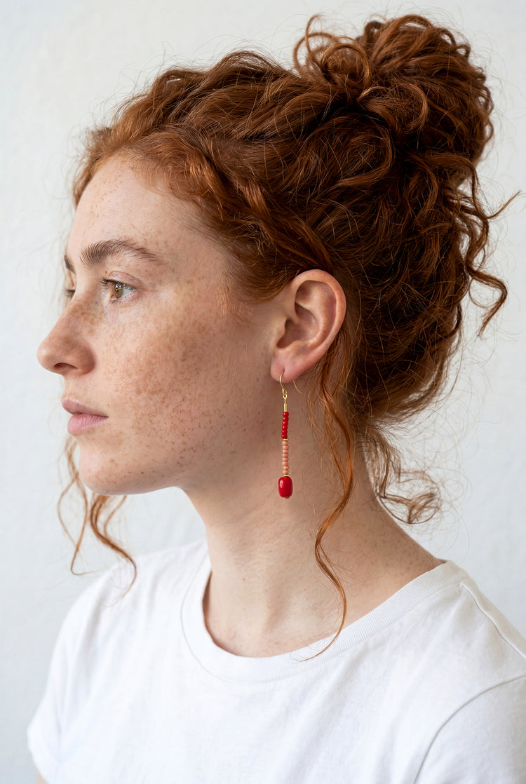 Joy - Ohrhaken Barrel/Rocaille lang