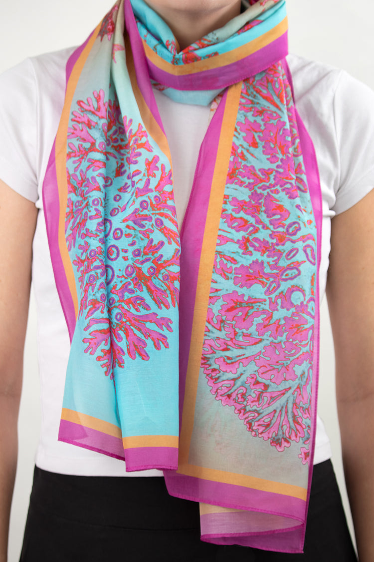 Schal Haeckel Rainbow