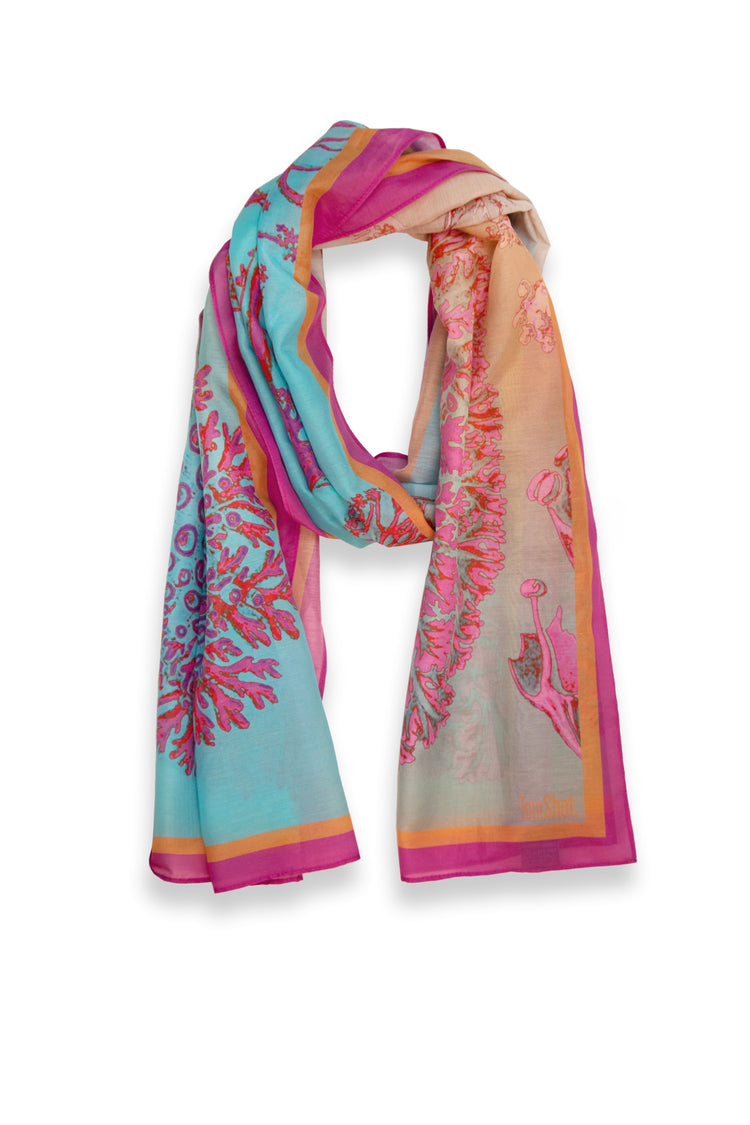 Schal Haeckel Rainbow