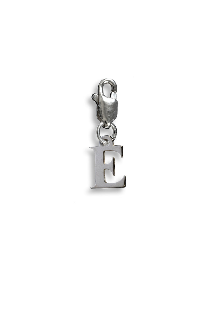 TS Solid Silver Charm Buchstabe