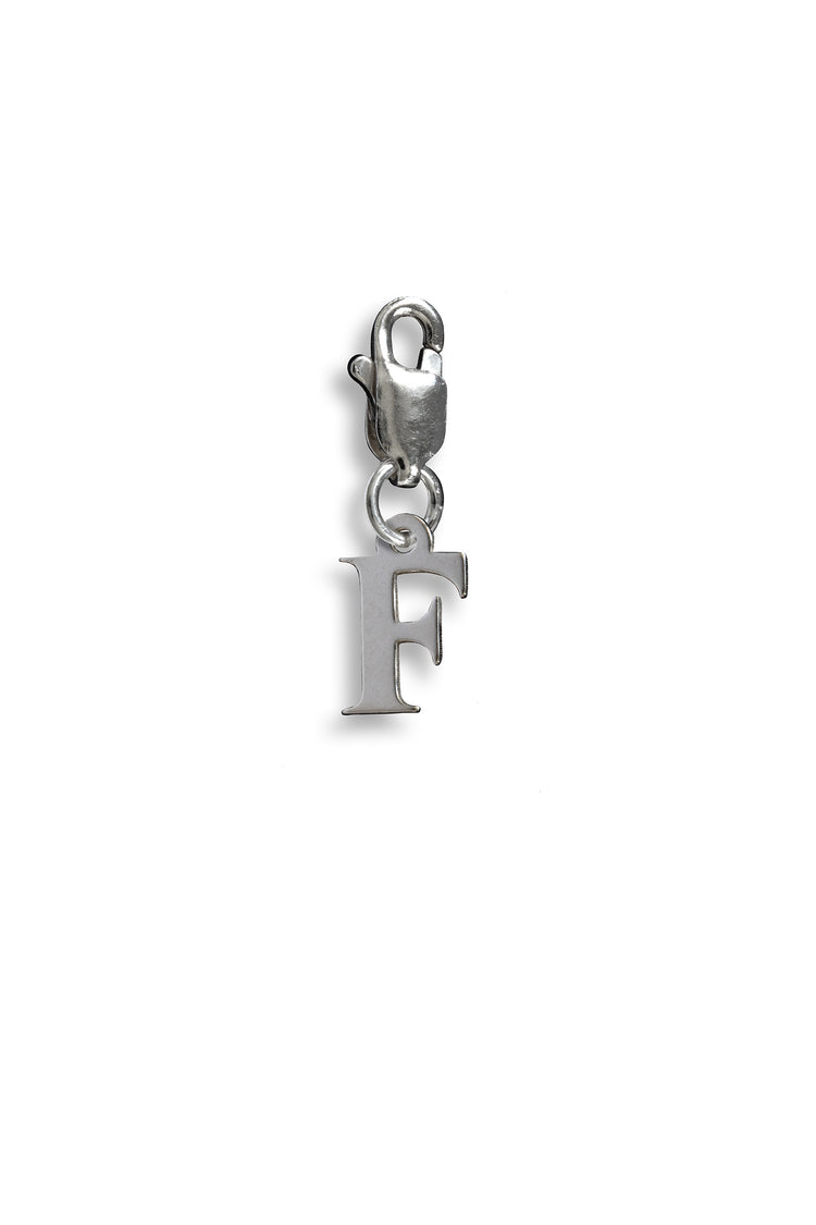 TS Solid Silver Charm Buchstabe