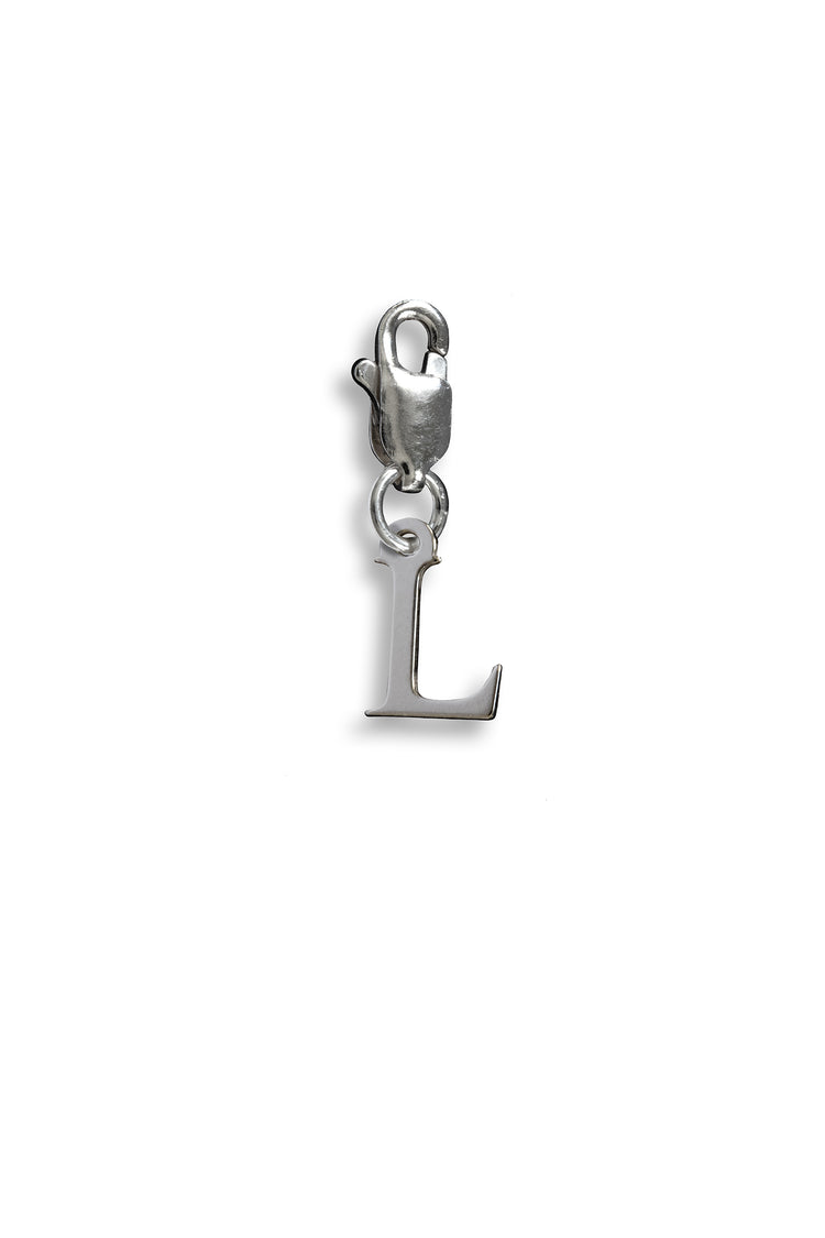 TS Solid Silver Charm Buchstabe