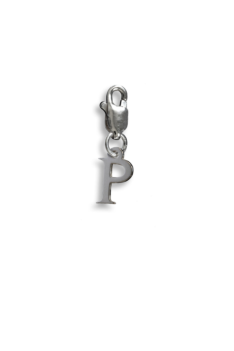 TS Solid Silver Charm Buchstabe