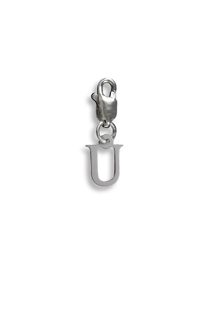 TS Solid Silver Charm Buchstabe