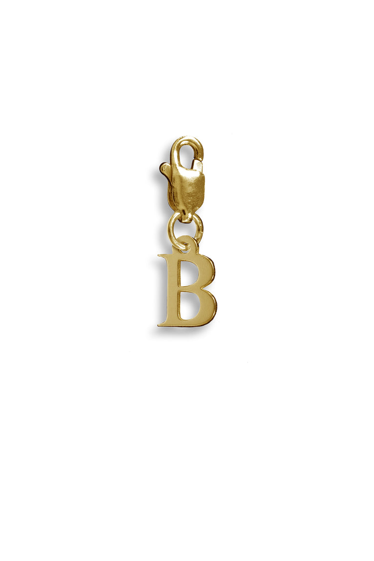 TS Solid Silver Charm Buchstabe