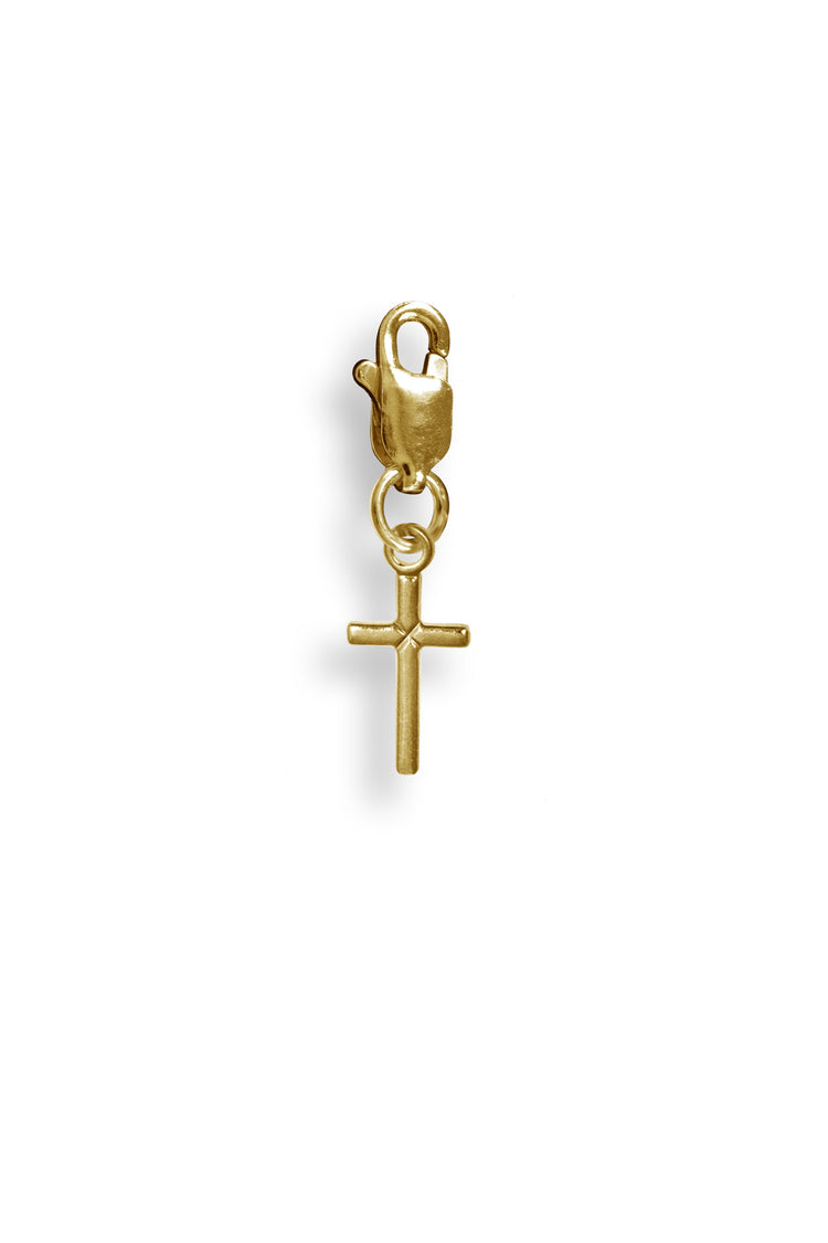 TS Solid Silver Charm Kreuz