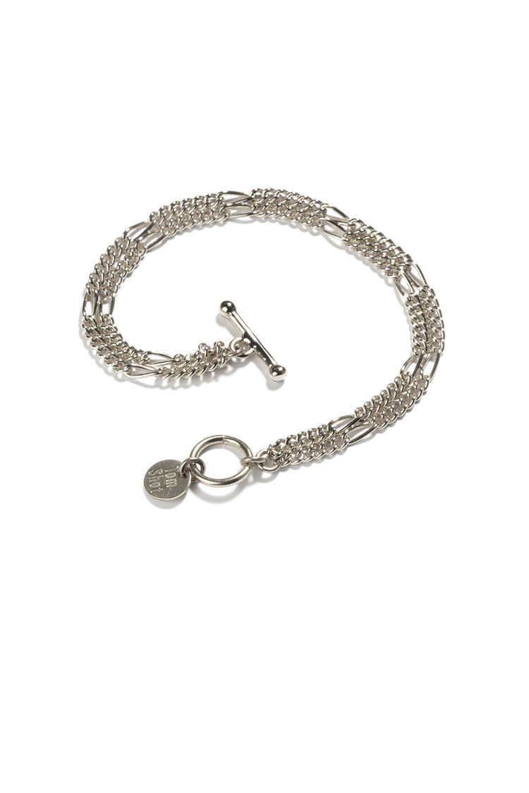 Tahiti - Armband Figaropanzerkette 2-Layer