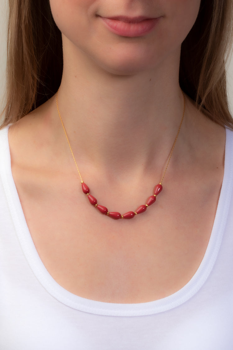 Ganymed Color - Collier acht Tropfen